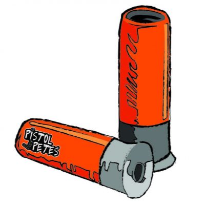 pistol petes shotgun shell sticker