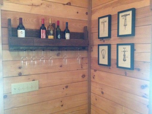 Wood Pallet Wine Rack - Image 2