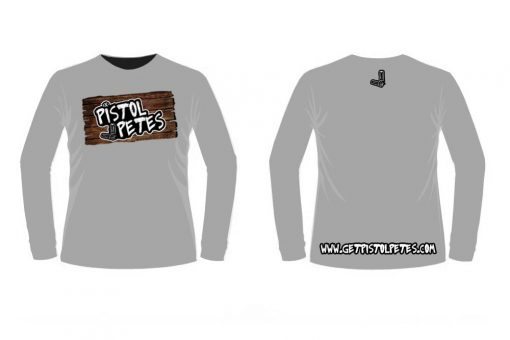 Pistol Pete’s Wood Sign Long Sleeve T-Shirt - Image 3