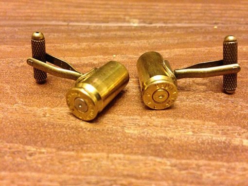 9mm Shell Ammo Cufflinks - Image 2