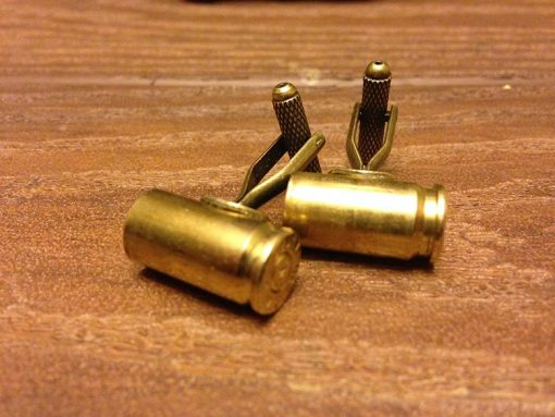 9mm Shell Ammo Cufflinks - Image 3