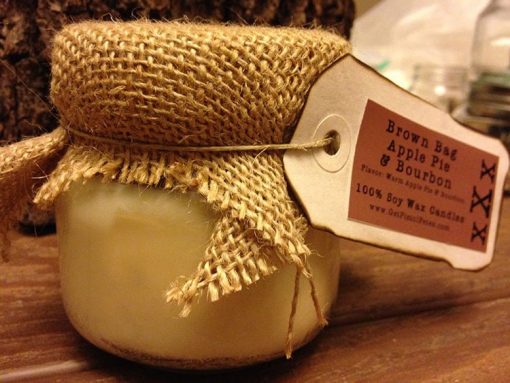 Apple Pie & Bourbon Soy Wax Candle - Image 4