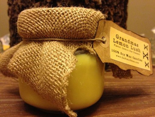 Grandma's Lemon Lush Soy Wax Candle - Image 2