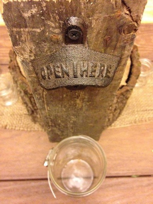 Rustic Wall Mounted Bottle Opener - Image 5