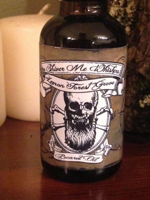 Shiver Me Whiskers Beard Oil - 1oz Lemon Forest Grove Scent - Image 3