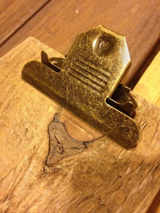 Large Old Fashion Clipboard Clip - Image 3