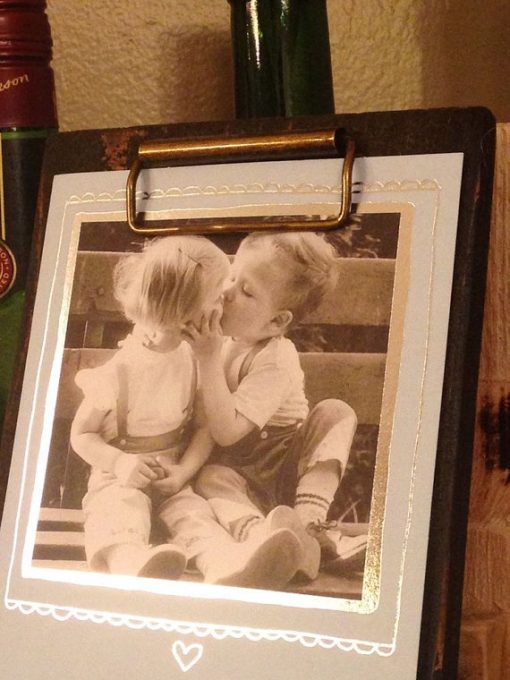 Rustic Style Brass Clipboard Clip - Image 2