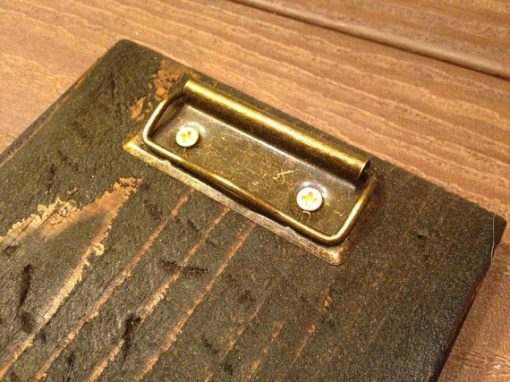 Rustic Style Brass Clipboard Clip - Image 3