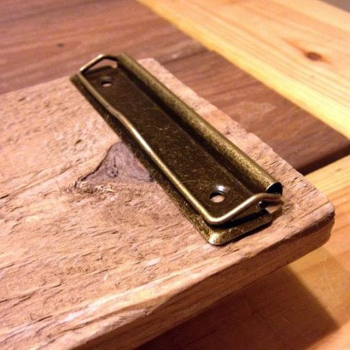 Rustic Style Brass Clipboard Clip Large - Image 4