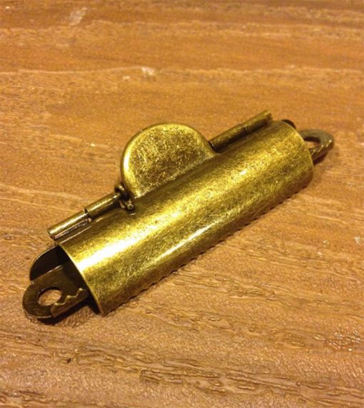 Rustic Style Small Domed Brass Clipboard Clip - Image 6