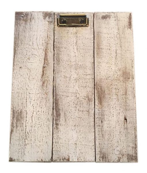 Farmhouse Whitewashed Wood Clipboards - Image 2