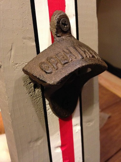 Ohio State Rustic Wall Mounted Bottle Opener - Image 4