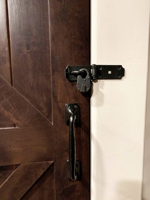 Cast Iron Lock and Skeleton Key - Image 6