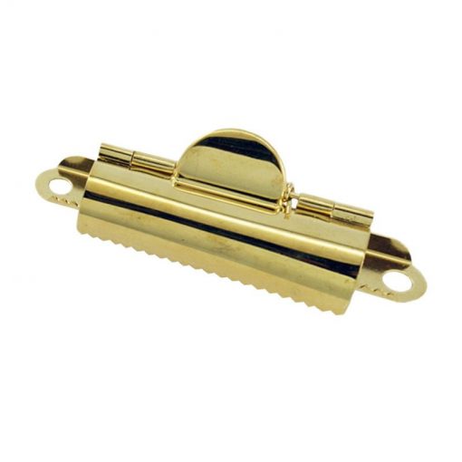 Small Brass Domed Clipboard Clip - Image 5