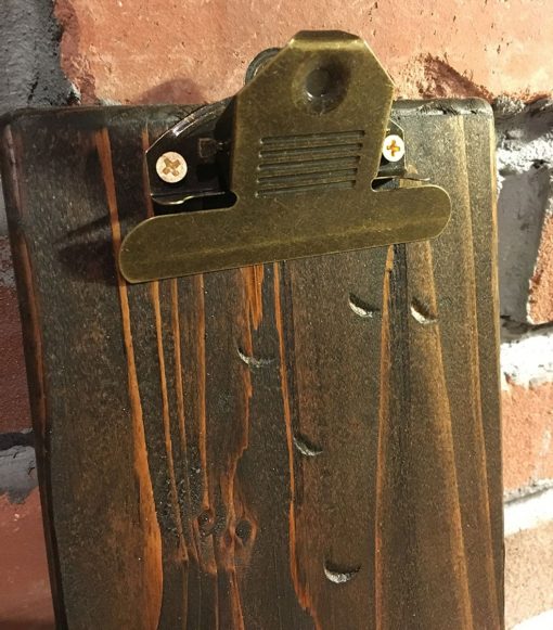 Restaurant Menu Clipboards with Hanging Clip - Image 4
