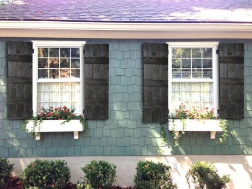 Cedar Wood Farmhouse Style Shutters - Image 14