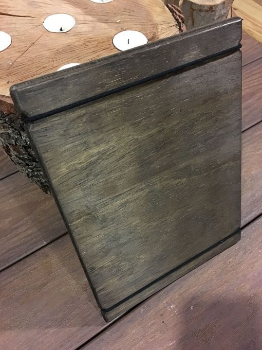 Large Wood Menu Boards with Bands - Image 3
