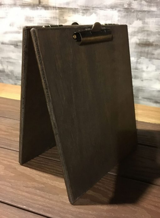 Large Wood Table Tent Clipboard - Image 3