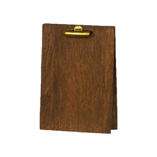 Wood Table Tent Clipboard - Image 2