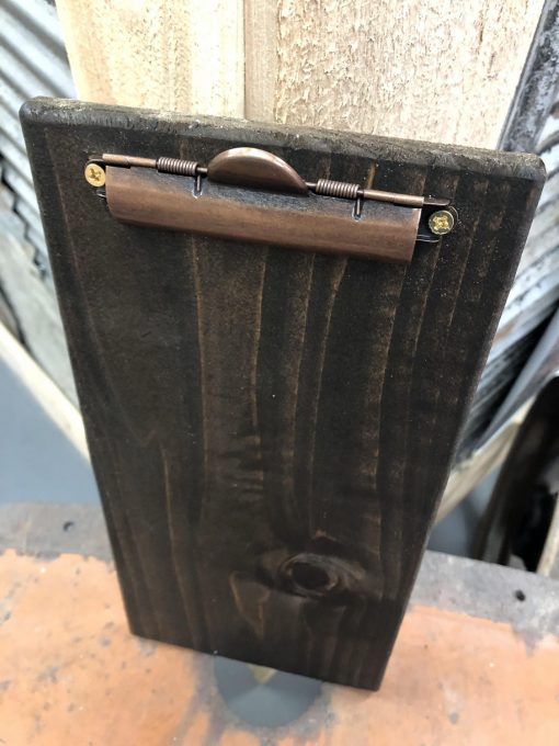 Rustic Copper Clip Restaurant Menu Clipboards - Image 3