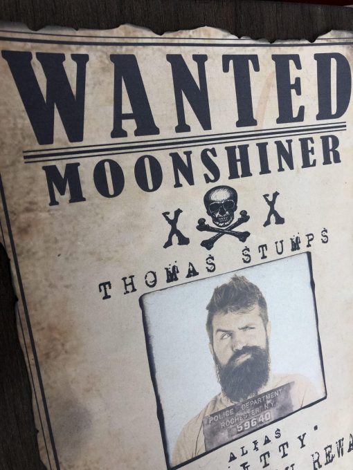 Moonshiner Wanted Sign - Image 3