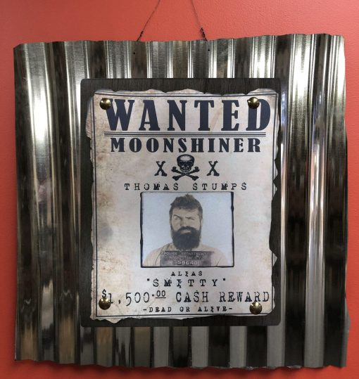 Moonshiner Wanted Sign - Image 2