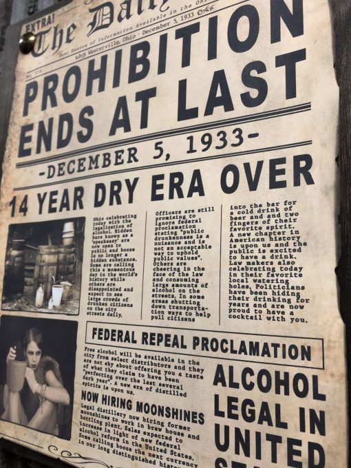 Prohibition Era Sign - Image 5