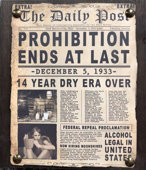 Prohibition Era Sign - Image 4