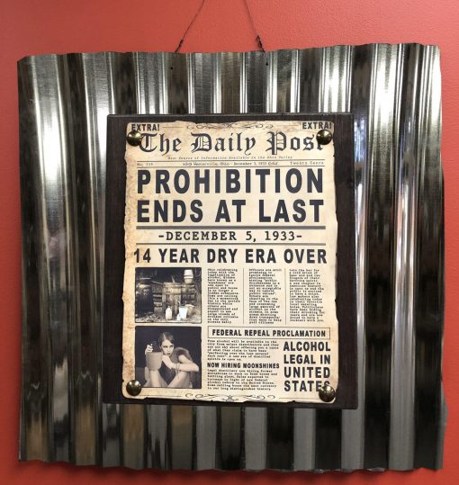 Prohibition Era Sign - Image 2