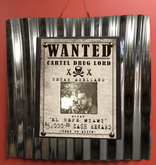 Cartel Narcos Boss Wanted Sign - Image 2