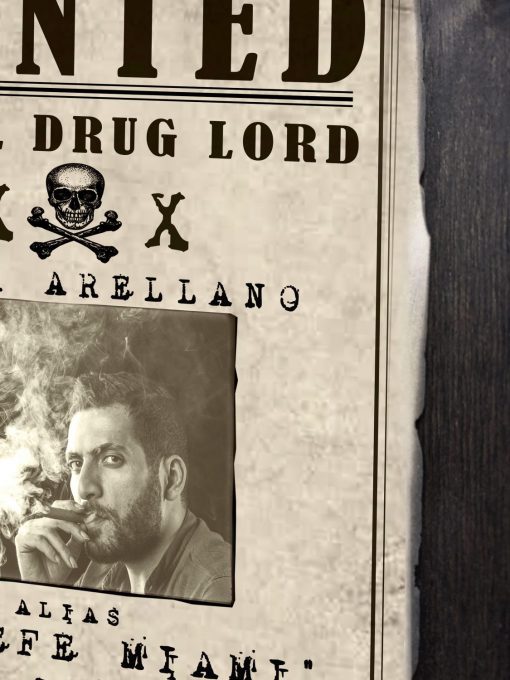 Cartel Narcos Boss Wanted Sign - Image 4