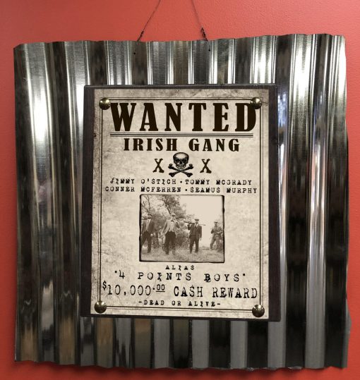 Irish Mob Wanted Sign - Image 2