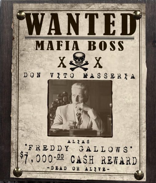 Mafia Boss Wanted Sign - Image 5