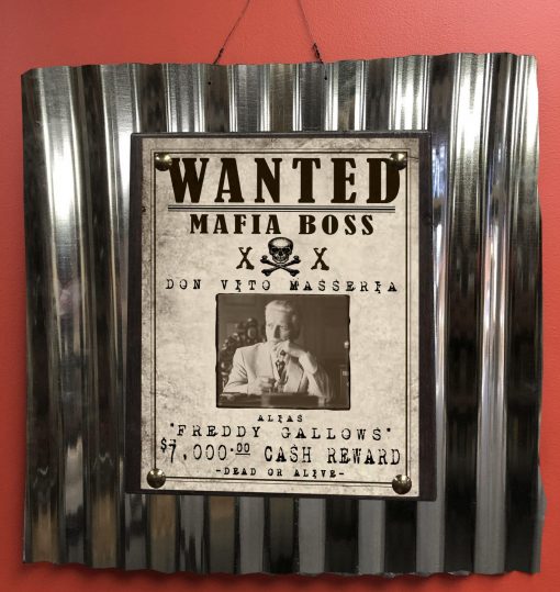 Mafia Boss Wanted Sign - Image 2