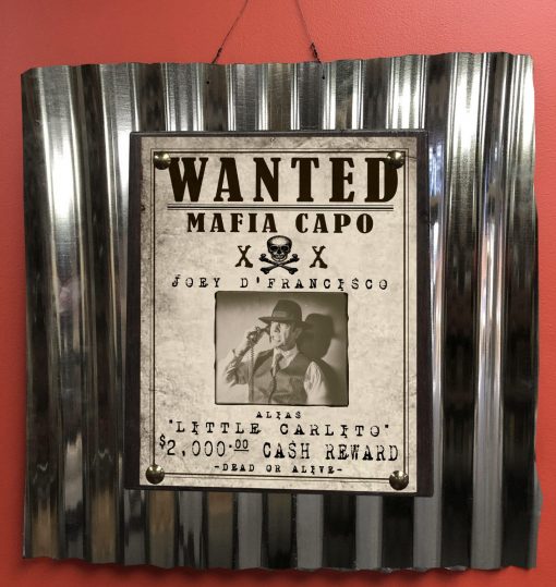 Mafia Capo Wanted Sign - Image 2