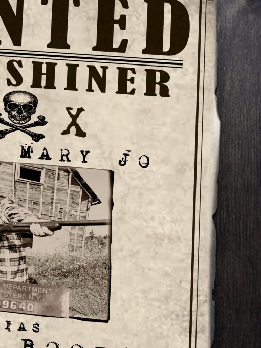 Moonshiner Lady Wanted Sign - Image 4