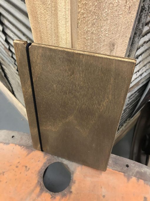 Wood Menu Board Holder with Strap - Image 2