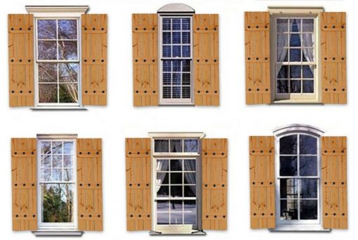 Cedar Farmhouse Style Shutters with Metal Hammered Clavos - Image 5
