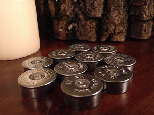 Shotgun Shell Brass Ends - 25 Pack