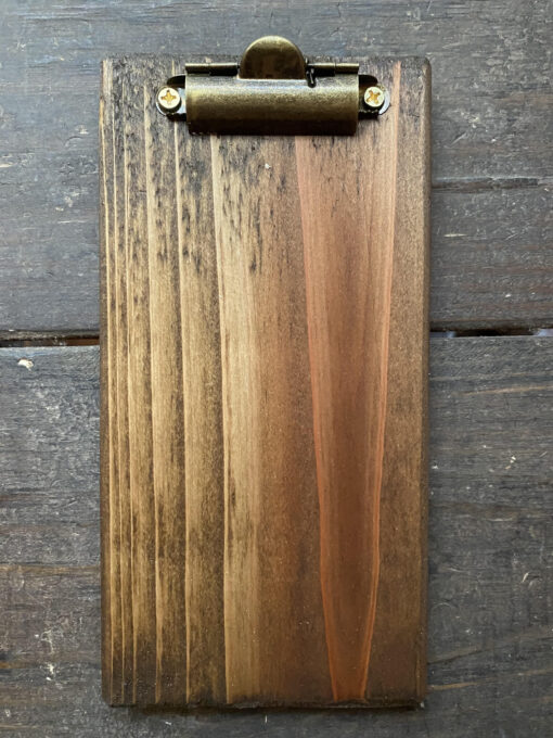 Bar Top Menu Board
