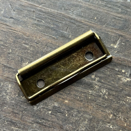 Mini Antique Brass Clipboard Clip - Image 5